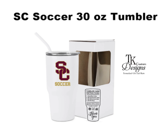SC Soccer Tumbler 30oz