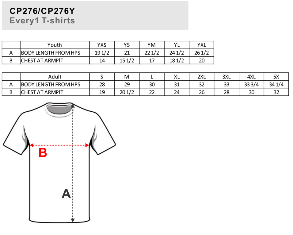MW YOUTH Baseball Cotton Blend Fan Shirt