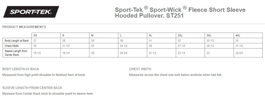 FPC Chest Hooded Short Sleeve Sweatshirt
