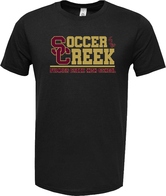 SC Soccer Block Style Cotton Fan Shirt