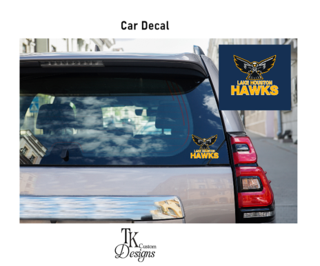 Lake Houston Hawks Car Decal