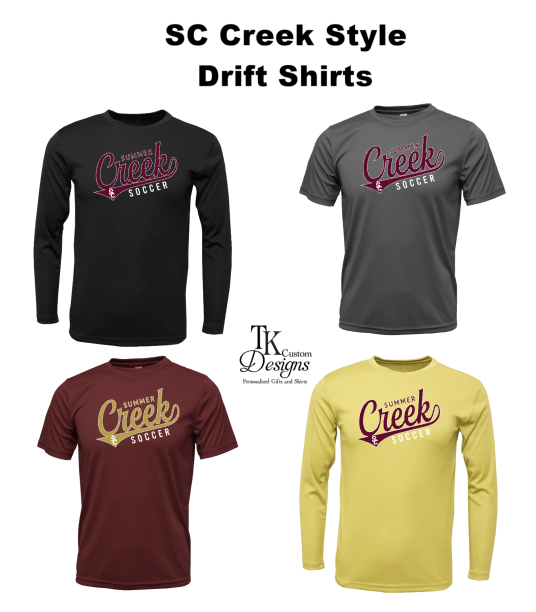SC Soccer Creek Style Drifits