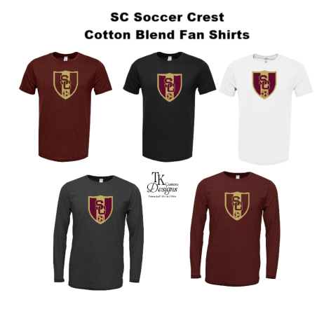 SC Soccer Crest Cotton Blend Fan Shirt