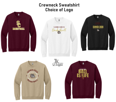 SC Basketball Crewneck - Choice of Logo