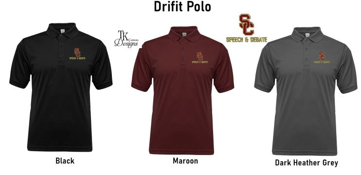 SC Speech & Debate Drifit Polo