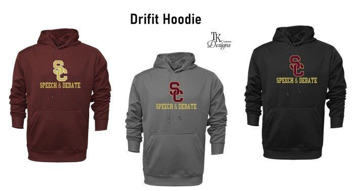 SC Speech & Debate Drifit Hoodie