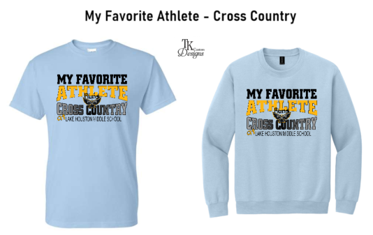 LH My Favorite Athlete- Cross Country - Choice of Item