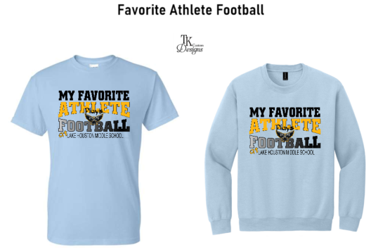LH My Favorite Athlete- Football - Choice of Item