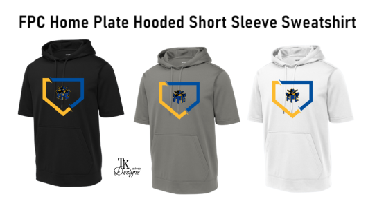 FPC Home Plate Hooded Short Sleeve Sweatshirt