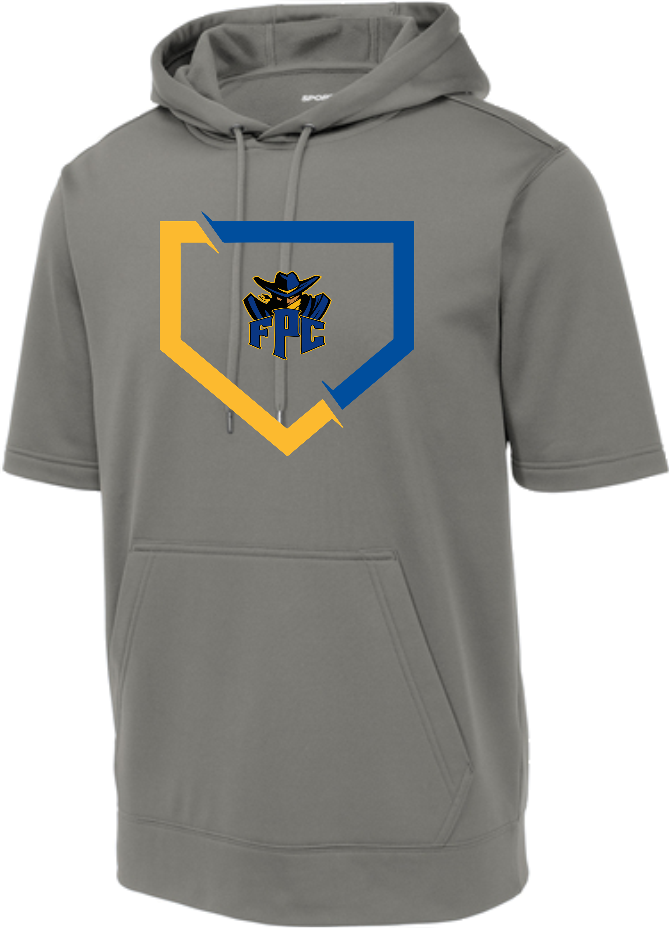 FPC Home Plate Hooded Short Sleeve Sweatshirt