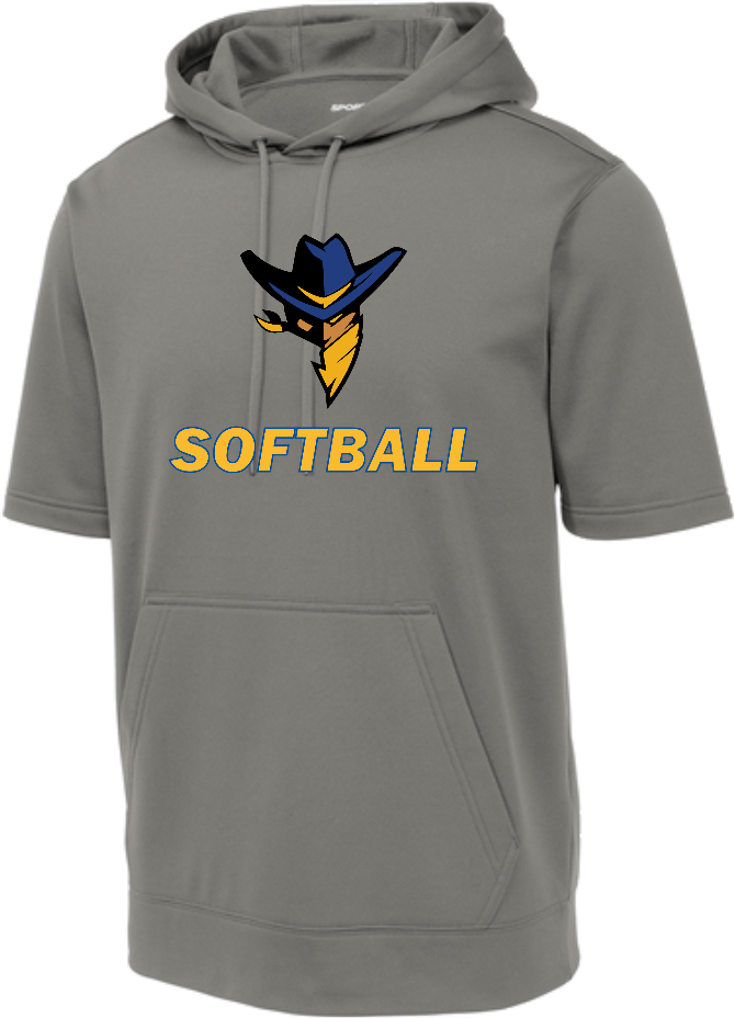 FPC Softball Hooded Short Sleeve Sweatshirt
