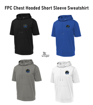 FPC Chest Hooded Short Sleeve Sweatshirt