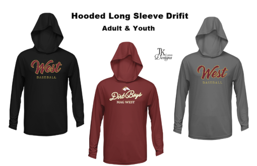 MW LS Hooded Performance Shirt Adult & Youth