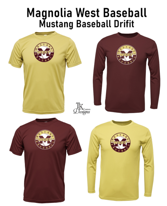MW Mustang Baseball Drifit