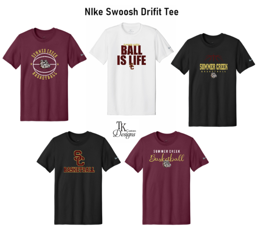 Nike Swoosh Drifit Tee - Choice of Logo