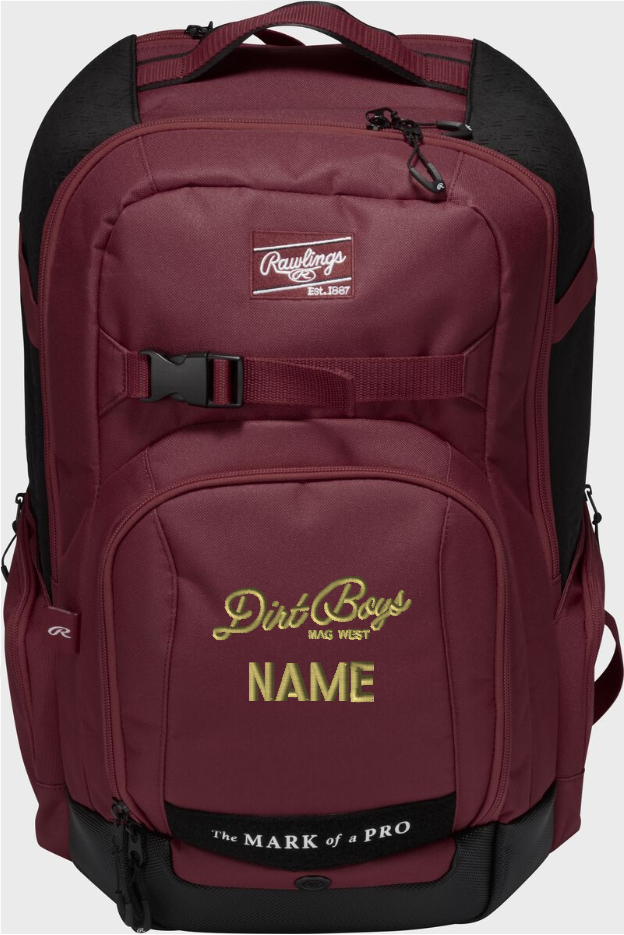 MW Rawlings Baseball Bat Bag - Personalized