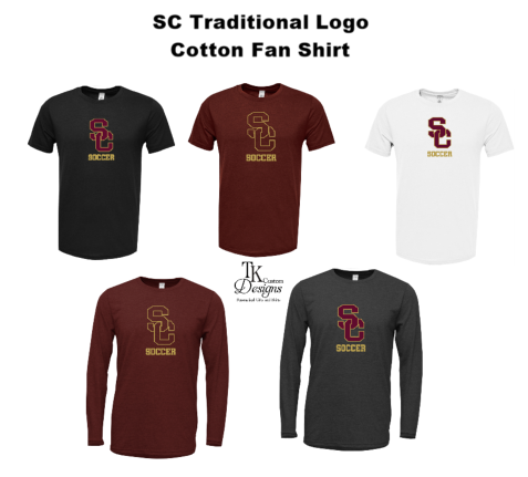 SC Soccer Traditional Logo Cotton Fan Shirt