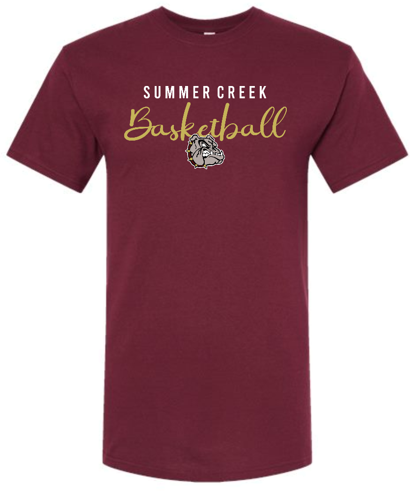 SC Cursive Basketball Cotton Fan Shirt