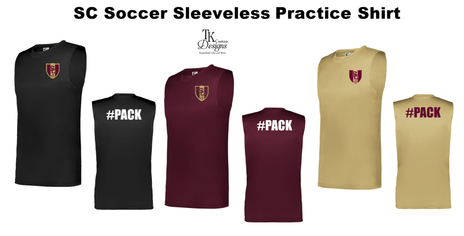 SC Sleeveless Boys Soccer Practice Shirt