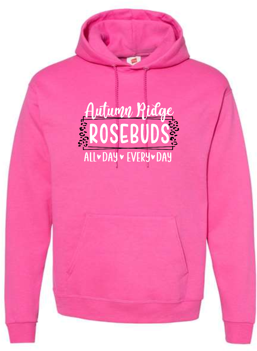 AR Rosebud Wow Pink Supporter Hoodie