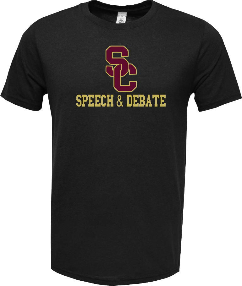 SC Speech & Debate Cotton Blend Fan Shirt