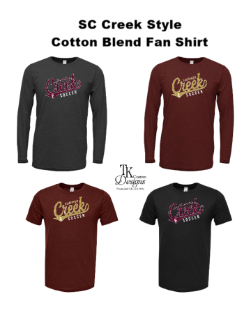 SC Soccer Creek Style Cotton Fan Shirt