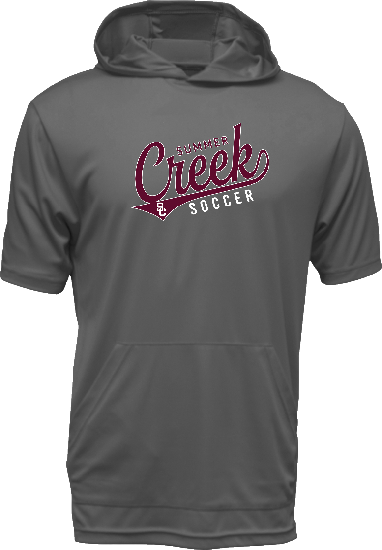 SC Soccer SS Hooded Drifit Shirt - Choice of Logo