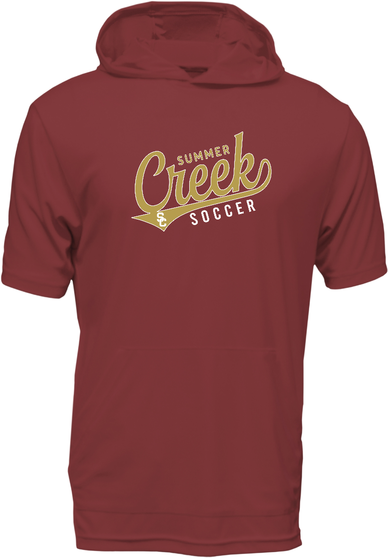 SC Soccer SS Hooded Drifit Shirt - Choice of Logo