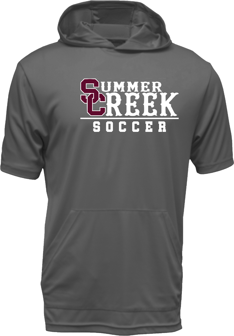 SC Soccer SS Hooded Drifit Shirt - Choice of Logo