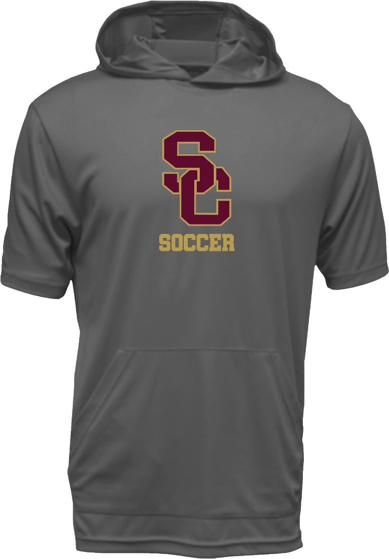 SC Soccer SS Hooded Drifit Shirt - Choice of Logo
