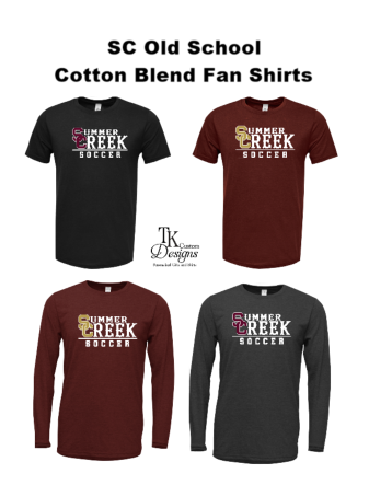 SC Soccer Old School Cotton Fan Shirt